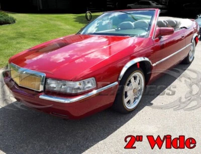 for:1992-2002 Cadillac Eldorado Stainless Wheel Well Lip Arch Fender Trim 4Pc 2" - Image 1 of 4