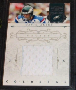 2012 PANINI NATIONAL TREASURES PRO BOWL JERSEY #D/99 DAVID AKERS EAGLES #34 - Picture 1 of 1