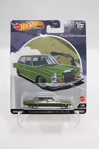 Hot Wheels Premium Auto Strasse '72 Mercedes-Benz 280 SEL 4.5 Real Riders π - Picture 1 of 6