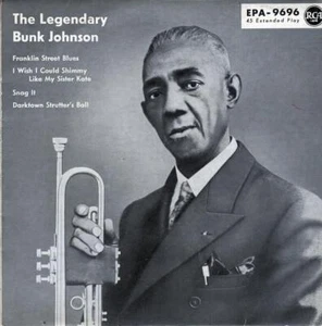 Bunk Johnson Franklin Street Blues / I Wish I Could Shimmy Like My Sister Kate / - Imagen 1 de 2