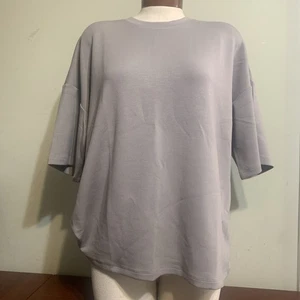 Alala Phoebe Womens Small Or Medium Grey light sweatshirt tee shirt Top New Nwt - Picture 1 of 7