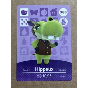 Hippeux #383 - Welcome To Animal Crossing Amiibo Karte - Serie 4 (Authentisch) - Bild 1 von 2