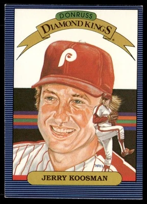 1986 Donruss Diamond Kings Jerry Koosman Philadelphia Phillies #23 - Image 1 of 2
