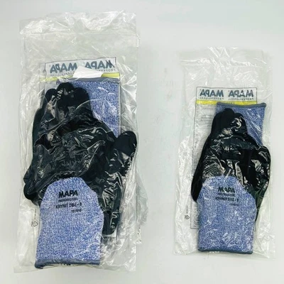 Guantes resistentes a cortes MAPA Krynit 582 talla 8 medianos ANSI A5 tejido nitrilo 12 pares Foto 1 de 4