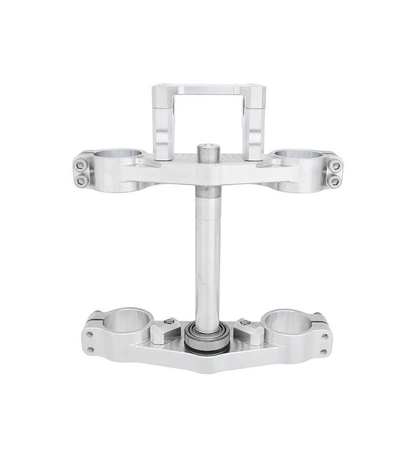 Abrazadera triple Kawasaki KLX140 KX85 PCM, Billet CNC, negra Foto 1 de 1