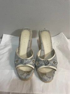 Women 7.0US Celine Sandals Water Ladies Wetting Saw Logo - Picture 1 of 8