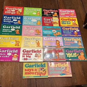 1-22 Lot Erstausgabe Garfield Bücher von Jim Davis Comic Ballantine - Bild 1 von 10