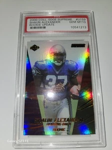 2000 Collector's Edge Supreme - Rookie Update Shaun Alexander #U159 (RC) PSA 10! - Picture 1 of 5