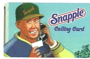 Snapple Calling Card Phone Card THE CARD IS EXPIRED - Picture 1 of 2