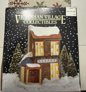 Victorian Village Panadería Pueblo de Navidad Iluminado con Caja Original - Imagen 1 de 8