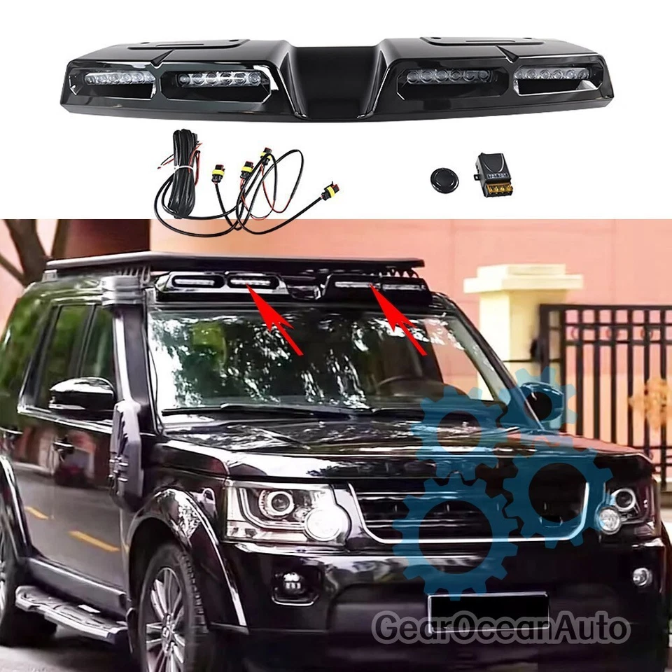 Barra de luz LED para lámpara de techo de 4 pod para Land Rover Discovery LR4 2010-2016 Foto 1 de 4