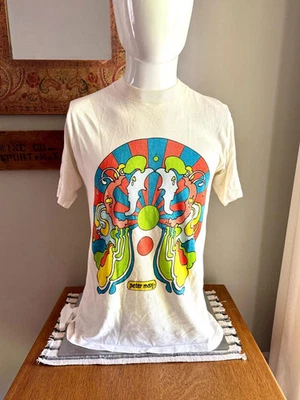 Camiseta De Colección Años 70 Original Arte Pop Arte Dos Caras | Hippie, Psicodélica Foto 1 de 4