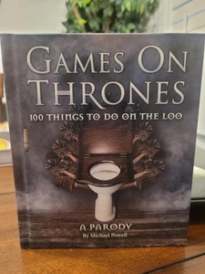 NEU Games on Thrones: 100 Dinge auf dem Klo zu tun Hardcover Buch - Bild 1 von 2