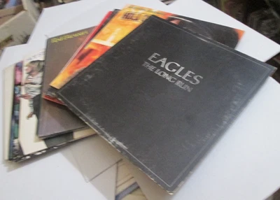 RECORD LOT 15 Rock 70s 80s LP Eagles BILLY JOEL CSN DOOBIES CHICAGO ROBERT PLANT - Image 1 of 4