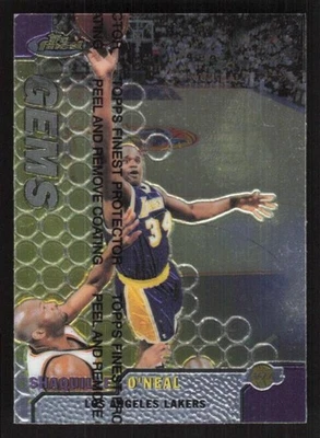 1999 FINEST SHAQUILLE O'NEAL 106 MINT BASKETBALL LOS ANGELES LAKERS - Image 1 of 2