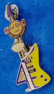 SINGAPORE CHANGI AIRPORT 4th ANNIVERSARY CONTROL TOWER GUITAR Hard Rock Cafe PIN - Picture 1 of 1
