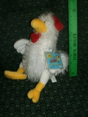 Ganz WEBKINZ CHICKEN (HM205) new with unused tags ~ approximately 8" - Image 1 of 3