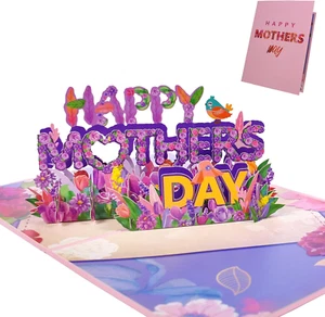 Mother'S Day Pop up Card, 3D Pop up Greeting Cards,Mother'S Day Card with Envelo - Picture 1 of 12