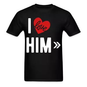 I Love Him T Shirt - Picture 1 of 8