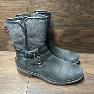 UGG Fashion Boots Women's Size 6 Gray Leather Style 1005269 Waterproof - Picture 1 of 15