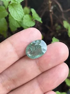 7,15 quilates - Rodamiento de cobre natural piedras preciosas ovaladas verdes turmalina. ver video - Imagen 1 de 8