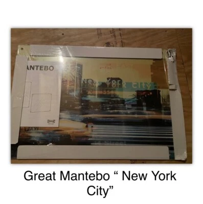 Mantebo Nueva York ART Exhibición Taxi Metro Broadway Boleto Nueva York Gran Manzana Foto 1 de 4