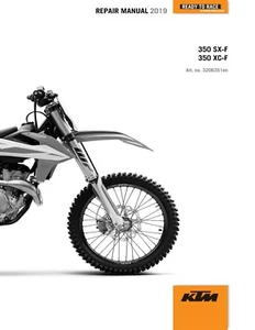 KTM Service Workshop Shop Repair Manual Book 2019 350 SX-F - Bild 1 von 12