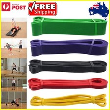 SET OF 5 HEAVY DUTY RESISTANCE BAND LOOP POWER GYM FITNESS EXERCISE YOGA WORKOUT
