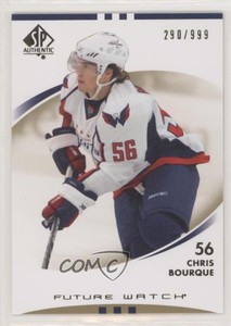2007-08 SP Authentic Future Watch /999 Chris Bourque #190 Rookie RC