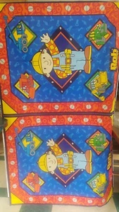 Bob der Baumeister Baumwollstoff Panel 2 Stück Set 35 x 44 Stück je Cranston 2002 Handarbeit - Bild 1 von 2