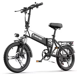 Adult Ebike 20inch*4inch 2000W 48V 35AH Electric Bicycle Commuter 34MPH E-bike - Picture 1 of 11