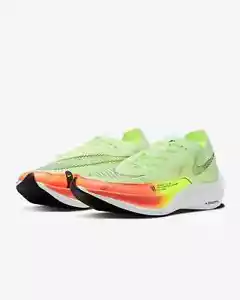 Nike ZoomX Vaporfly Next% 2 Volt arancione uomo taglia 7 CU4111-700 donna taglia 8,5 running - Foto 1 di 15