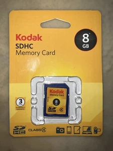 Original Kodak 8 GB SDHC Memory Card UHS-I U1 - Picture 1 of 2