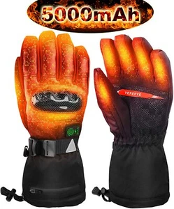 Heated Gloves for Men Women - Electric Heating Gloves for Motorcycle, Outdoor Wo - Bild 1 von 7