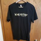 T Shirt "RARE" King Arthur "Legend of The Sword" Gold & Black 2017 Canvas Size M