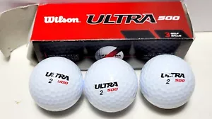 Wilson Golf Balls Ultra 500 3-pack New - Picture 1 of 3
