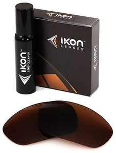Lentes de repuesto polarizadas IKON para chaqueta recta Oakley 2007 bronce/marrón - Imagen 1 de 8
