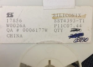 SST4393-T1 SILICONIX VISH SST4393 TRANS JFET N-CH 40V SOT23-3 SMD 30 PIECES - Picture 1 of 1