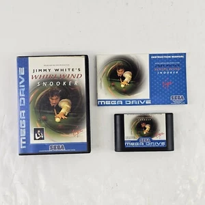 Jimmy Whites whirlwind snooker SEGA Mega Drive in scatola con videogioco manuale - Foto 1 di 6