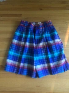 Neu ohne Etikett Coldwater Creek Katalog Damen regenbogenfarbene Shorts Größe 6 - Bild 1 von 6