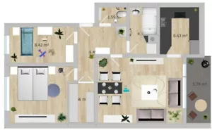 3 Zimmerwohnung zu verkaufen in Metzingen - Bild 1 von 19