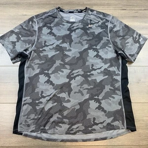 Nike Running Dri-Fit Kurzarmshirt Herren XL grau camouflage 480986-008 - Bild 1 von 11