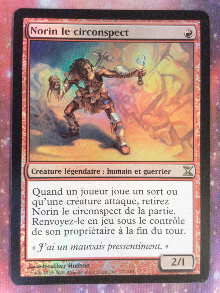 French Foil Norin the Wary - Time Spiral (TSP) Norin le circonspect- MTG - Image 1 of 2