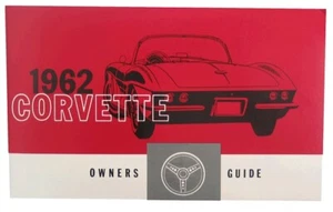 1962 Corvette Owner's Manual - Foto 1 di 1