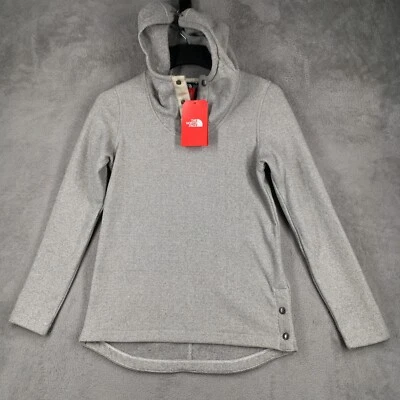Sudadera con Capucha The North Face para Mujer XS Gris Punto Polar Pullover Estilo de Vida Foto 1 de 4