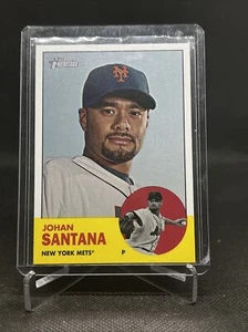 2012 Topps Heritage Baseball #93 Johan Santana New York Mets No-Hitter Season - Bild 1 von 3