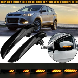 2x Gelb LED Laufblinker Spiegelblinker Blinklicht dunkel Für Ford Kuga II 13-19 - Bild 1 von 12