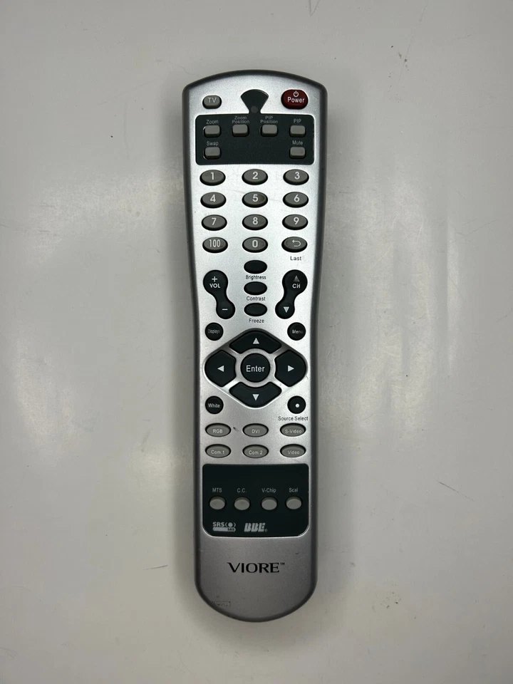 Mando a distancia Viore TV, plateado - OEM para V42PD45MS, V42PD5M + más Foto 1 de 2