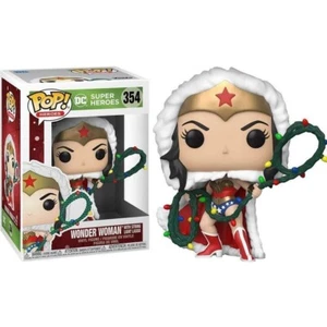 WONDER WOMAN FUNKO POP #354 DC Heroes Holiday with String Light Lasso Figure NEW - Picture 1 of 1