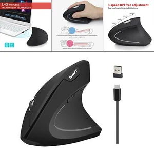 Vertical Mouse Upgraded Adjustable800 Mouse Wireless for PC - Picture 1 of 7